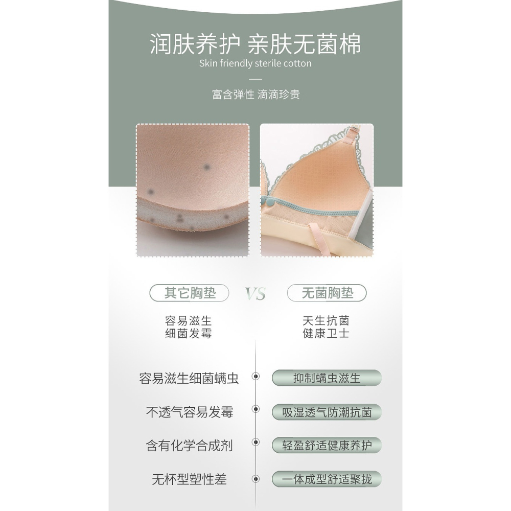 孕婦內衣孕期專用前開扣夏季薄款哺乳內衣防下垂聚攏產後餵奶胸罩-細節圖10