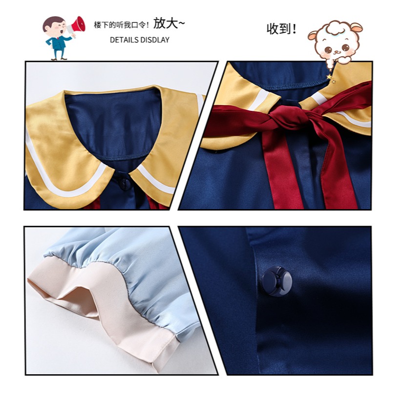 冰絲睡裙女士夏款薄款短袖高級感絲綢大碼寬松可外穿家居服睡衣-細節圖10