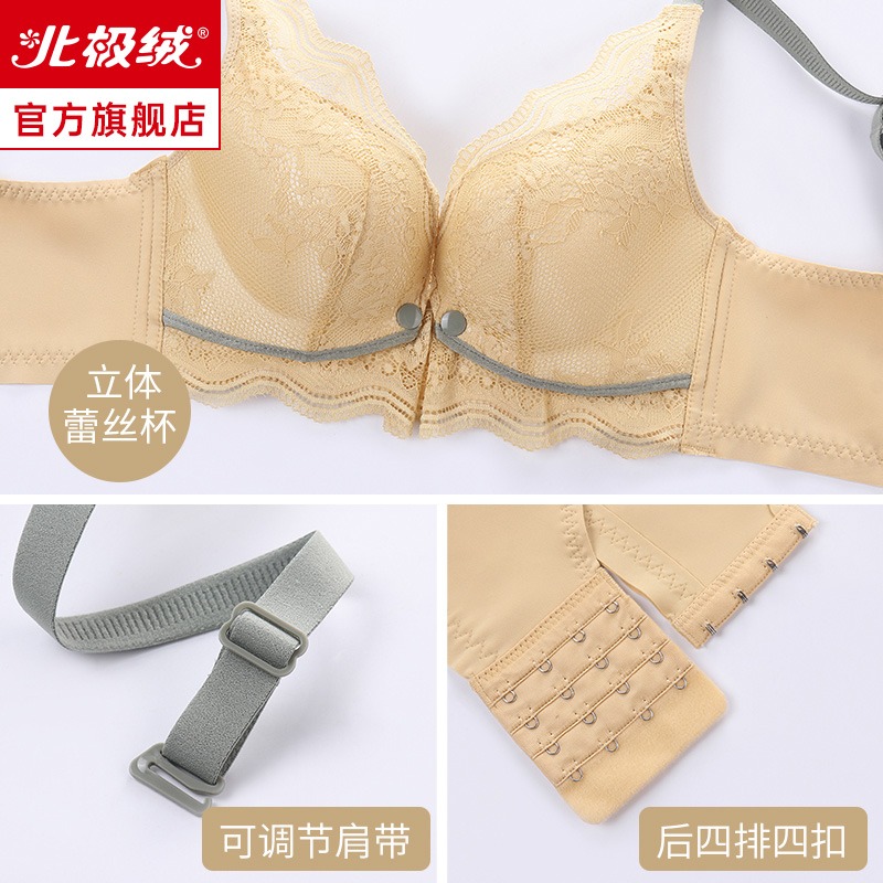 哺乳內衣防下垂聚攏產後餵奶前扣式孕婦夏季薄款美背內衣無鋼圈-細節圖3