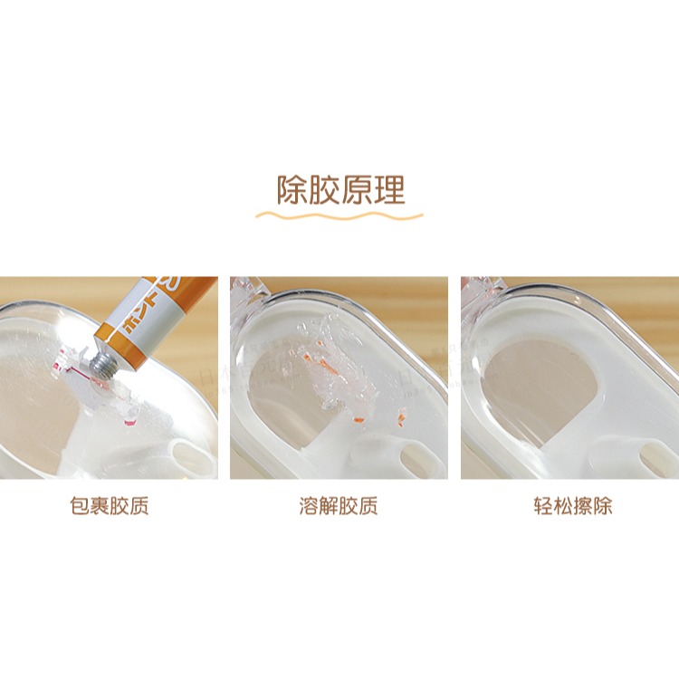 家用去標簽不幹膠除膠劑玻璃瓶粘膠痕去膠劑貼紙膠水清除劑-細節圖8