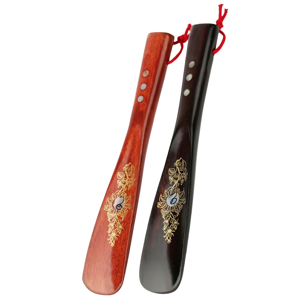 紅木日本鞋扒子小鞋拔子實木穿鞋提鞋器鞋耙子家用鞋抽便攜式隨身-細節圖5