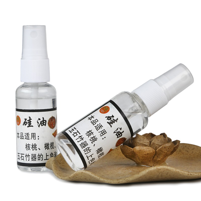 文玩保養硅油金剛菩提橄欖手串核桃玉器石器木頭紅木保養護理用油-細節圖2