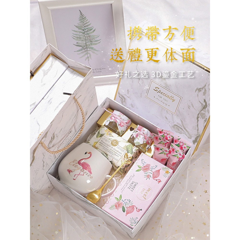 生日禮物送媽媽女閨蜜員工38婦女節3.8女神母親杯子伴手禮小禮品-細節圖3