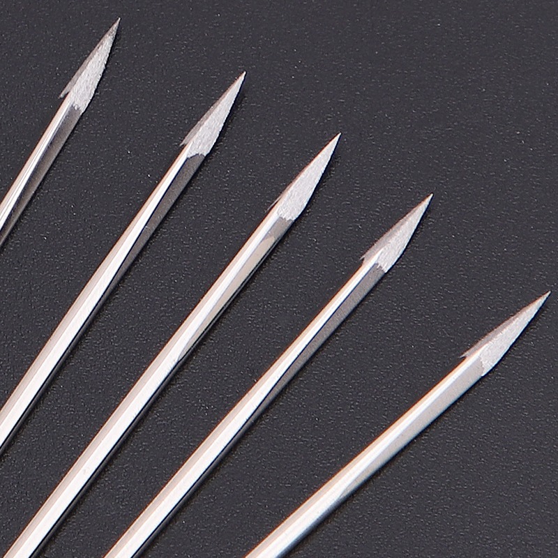 三角手工針皮革菱形針皮雕菱形針皮草手工針皮革縫紉針手縫皮具針-細節圖2