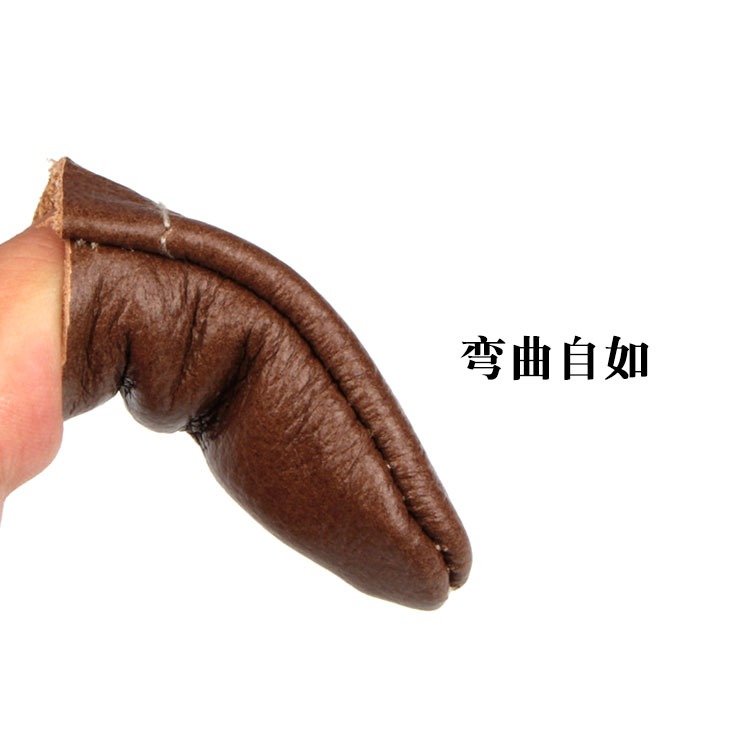 戳戳樂工具羊毛氈戳戳樂頂針牛皮指套手工DIY護手工具頂針-細節圖7