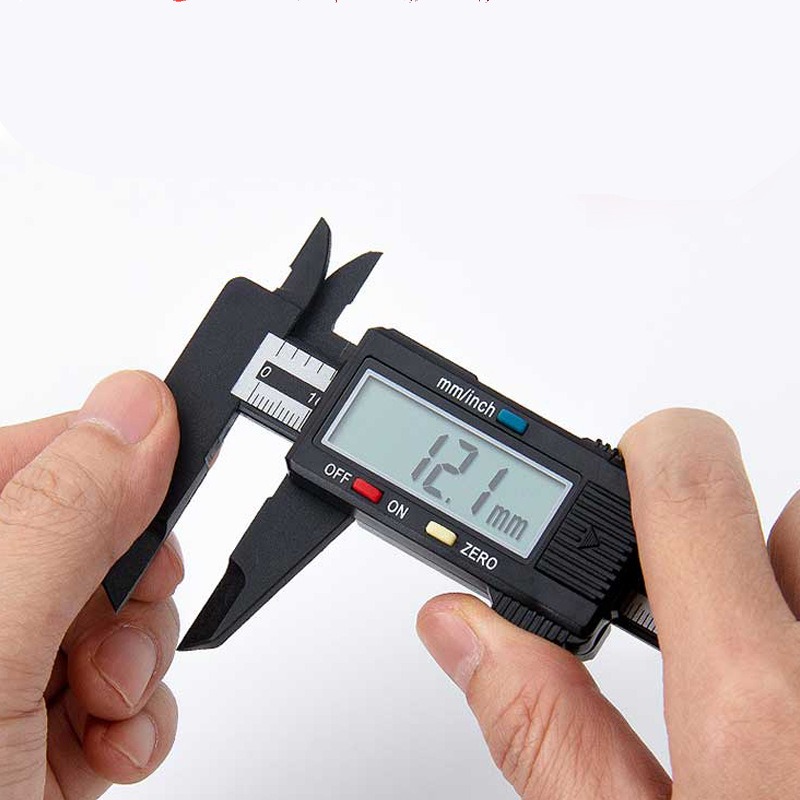 新款電子數顯遊標卡尺0-150mm全塑料數字深度尺精準卡尺直供-細節圖2