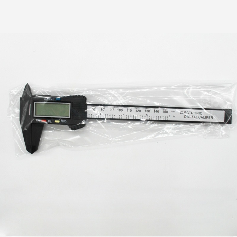 新款電子數顯遊標卡尺0-150mm全塑料數字深度尺精準卡尺直供-細節圖6