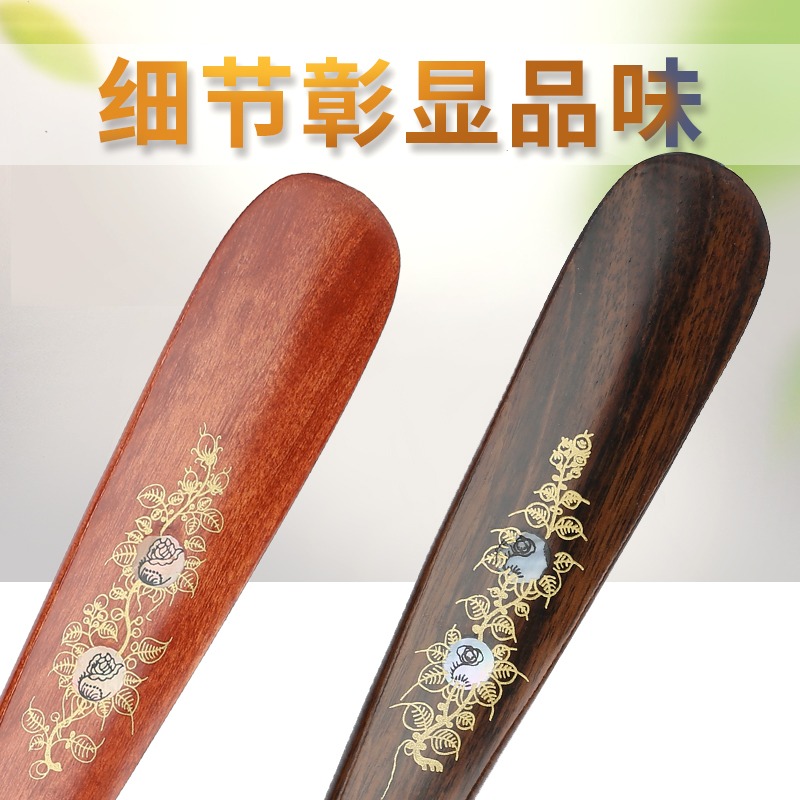鞋拔子超長免郵非穿鞋神器實木鞋扒子長柄鞋撥家用提鞋器鞋提拔子-細節圖3