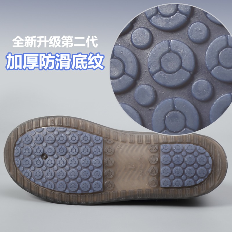 硅膠防雨鞋套防水雨天 鞋套TPE彈力防水鞋套加厚防滑耐磨戶外家用-細節圖3