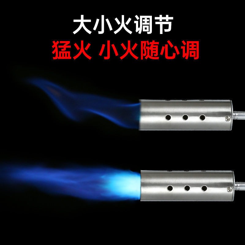 卡式氣罐360可倒置不銹鋼大口徑噴火槍家用高溫燒烤豬毛專用神器-細節圖4