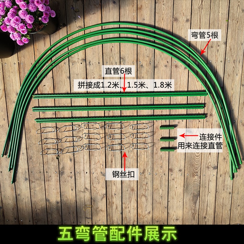 暖房花架多肉保溫花房防風防凍防雨大棚保暖花棚防蟲支架蔬菜大棚-細節圖3