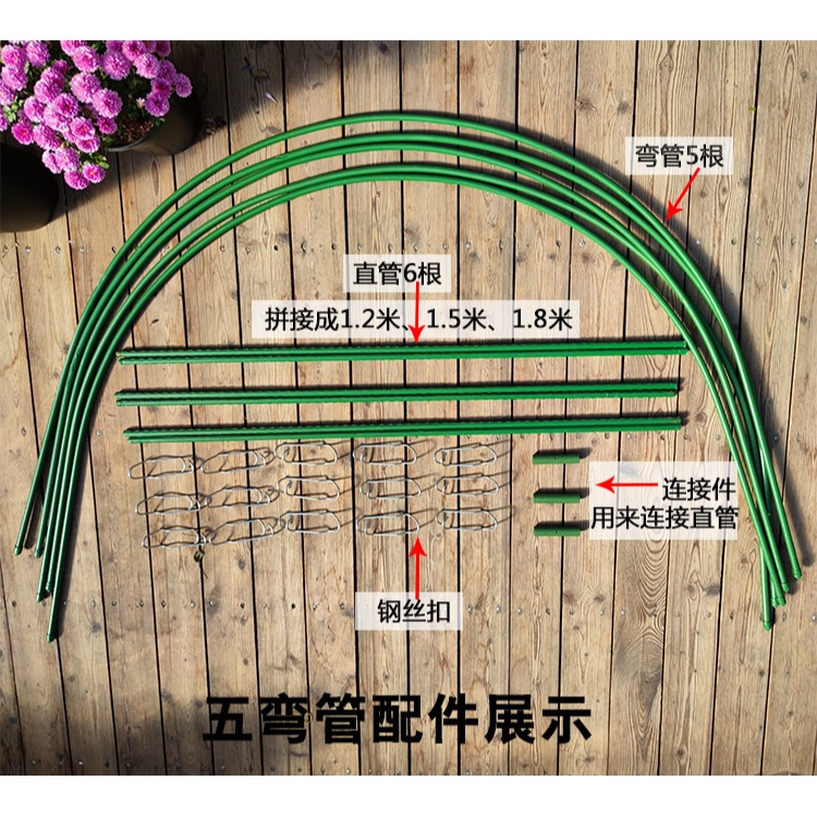 暖房花架多肉保溫花房防風防凍防雨大棚保暖花棚防蟲支架蔬菜大棚-細節圖7