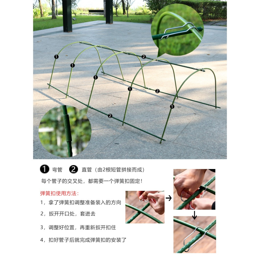 暖房花架多肉保溫花房防風防凍防雨大棚保暖花棚防蟲支架蔬菜大棚-細節圖8