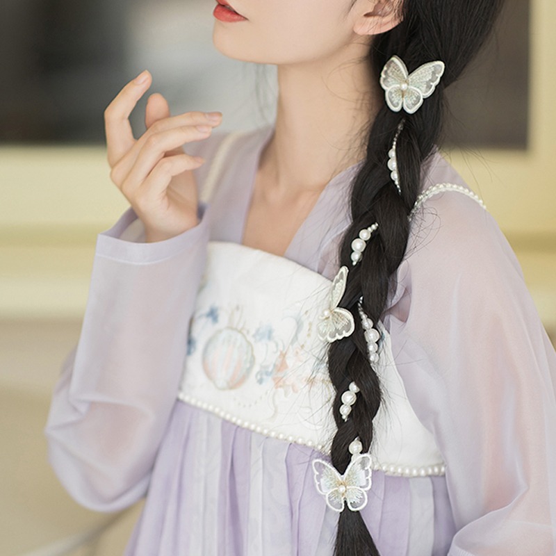 蝴蝶刺繡布貼補丁貼破洞圖案布貼手工diy縫修補裝飾可愛衣服布貼-細節圖4