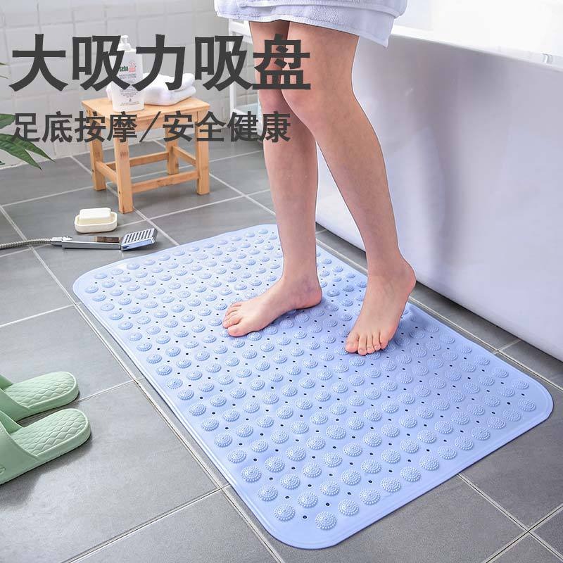 方形浴室墊防滑墊環保家用淋浴房洗澡防摔吸盤地墊衛浴按摩腳墊子-細節圖4