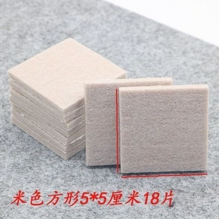 椅子貼防滑毛氈墊餐椅腿靜桌腿增高音墊片羊毛氈傢俱凳子桌角腳墊-細節圖4