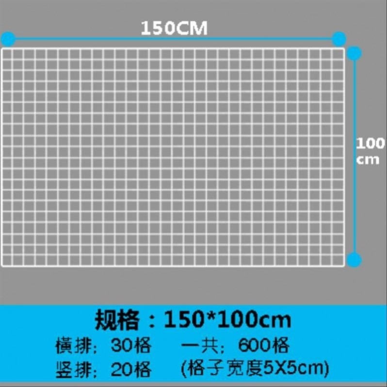 加粗網片網格白色鐵絲網架格子鐵網防護網服裝超市地攤展示架貨架-細節圖5