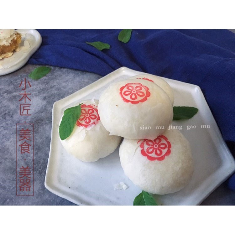 月餅紅印饅頭點紅食用色素糕點印章木質蘇式木製鮮肉食品烙印餑餑-細節圖8