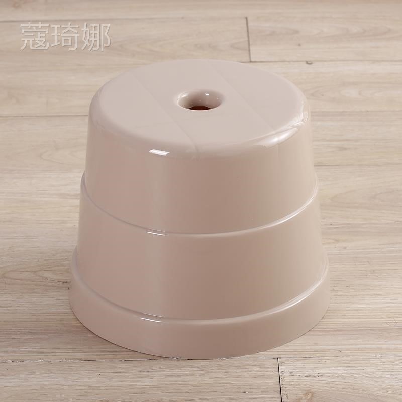 塑料加厚家用茶幾矮凳子成人小板凳時尚圓凳換鞋洗澡凳椅兒童凳子-細節圖7