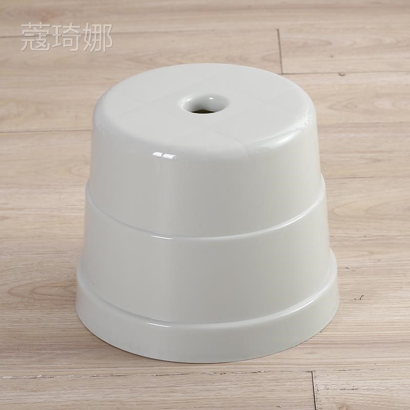 塑料加厚家用茶幾矮凳子成人小板凳時尚圓凳換鞋洗澡凳椅兒童凳子-細節圖9