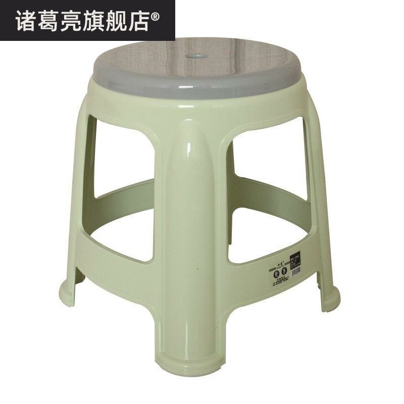 時尚塑料防滑凳子加厚中高矮凳35*25cm板凳浴室圓凳大小光面凳子-細節圖5