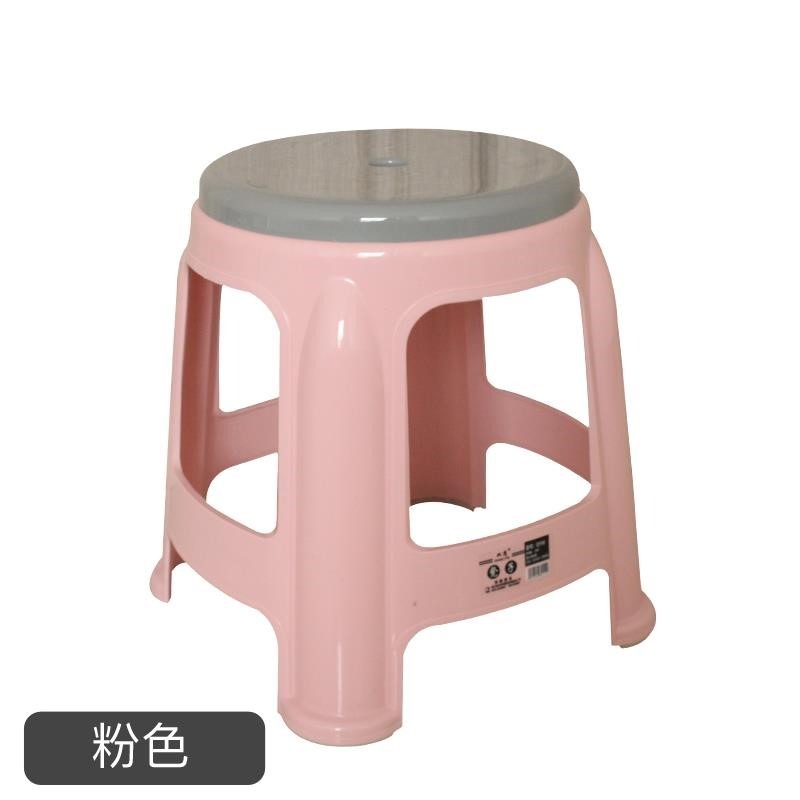 時尚塑料防滑凳子加厚中高矮凳35*25cm板凳浴室圓凳大小光面凳子-細節圖6