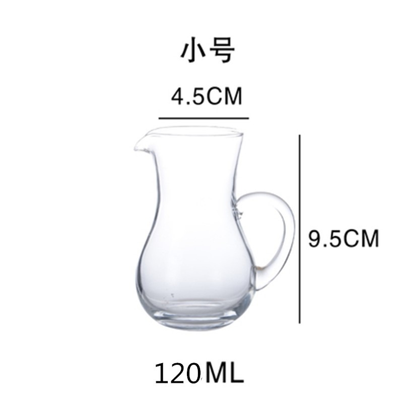 加厚玻璃分酒壺無鉛紅酒醒酒器ktv洋酒分酒器小號扎壺公杯-細節圖9