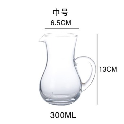 加厚玻璃分酒壺無鉛紅酒醒酒器ktv洋酒分酒器小號扎壺公杯-細節圖10