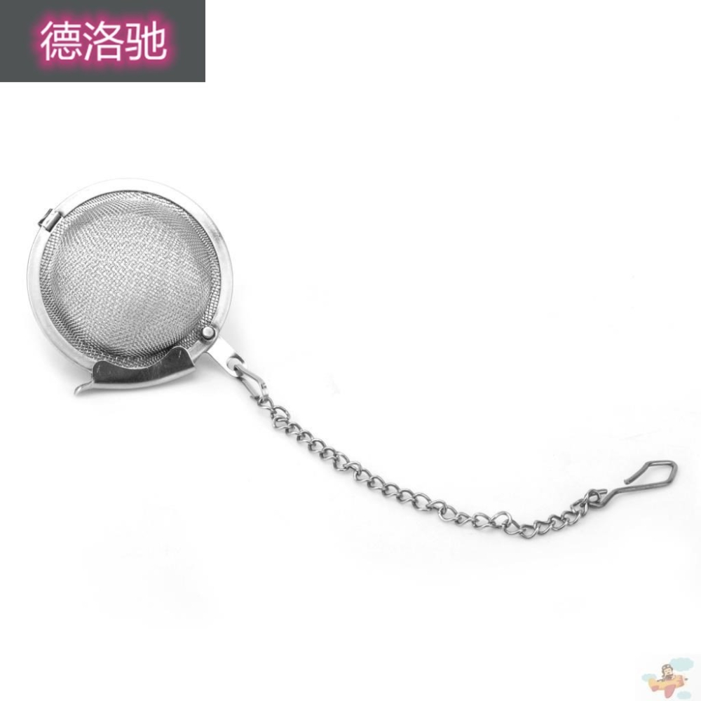 網球形不銹鋼茶漏茶具泡茶器濾茶器茶球茶包茶道配件泡茶過濾網-細節圖2