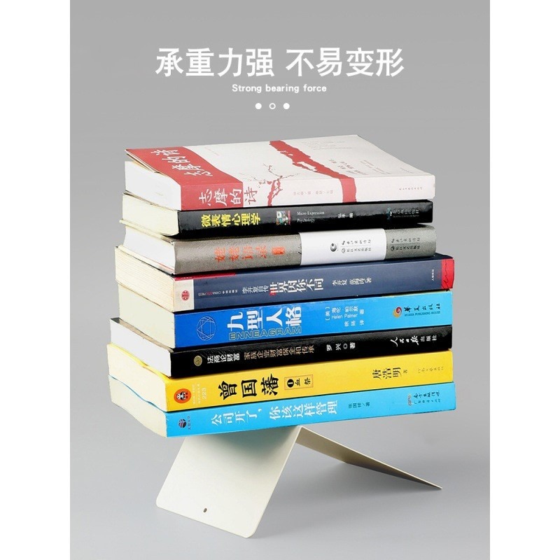書立書架創意固定書本小型書架桌面書立架分隔書夾書擋板桌上書擋-細節圖2