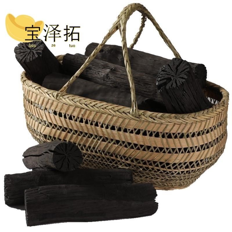 荔枝木炭燒烤碳無煙碳家用果木碳炭塊取暖烤火燒烤炭10斤原木炭-細節圖2