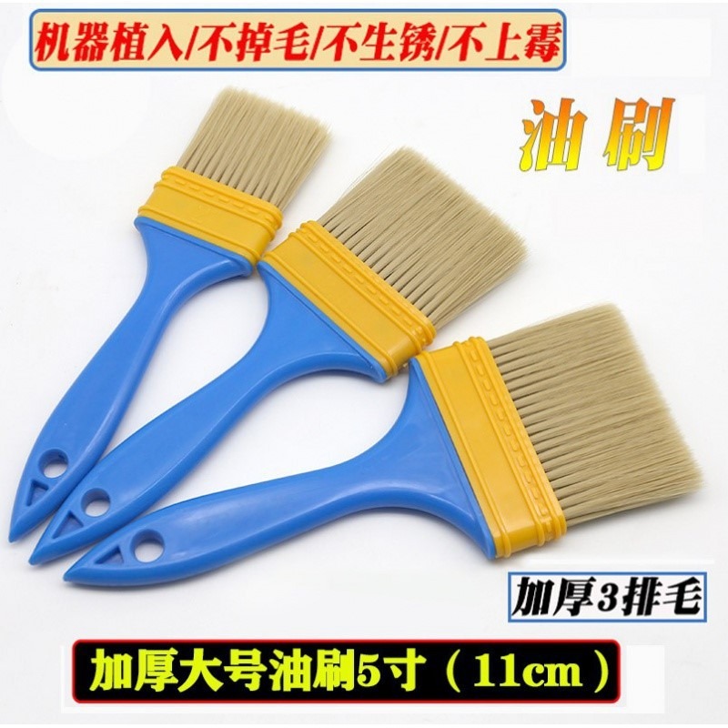 烘培掃油刷子耐高溫不掉毛腸粉醬汁硬毛刷食品燒烤刷廚房醬料刷-細節圖2