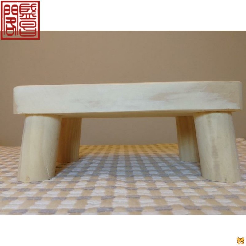 實木腳踏木凳矮凳小板凳客廳甩腿凳原木置物墊增高凳家用幾家用-細節圖3