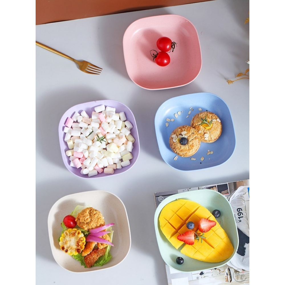 日式家用吐骨頭盤碟骨頭碟塑料骨碟吐骨碟餐桌吐殼骨盤垃圾碟子小-細節圖3