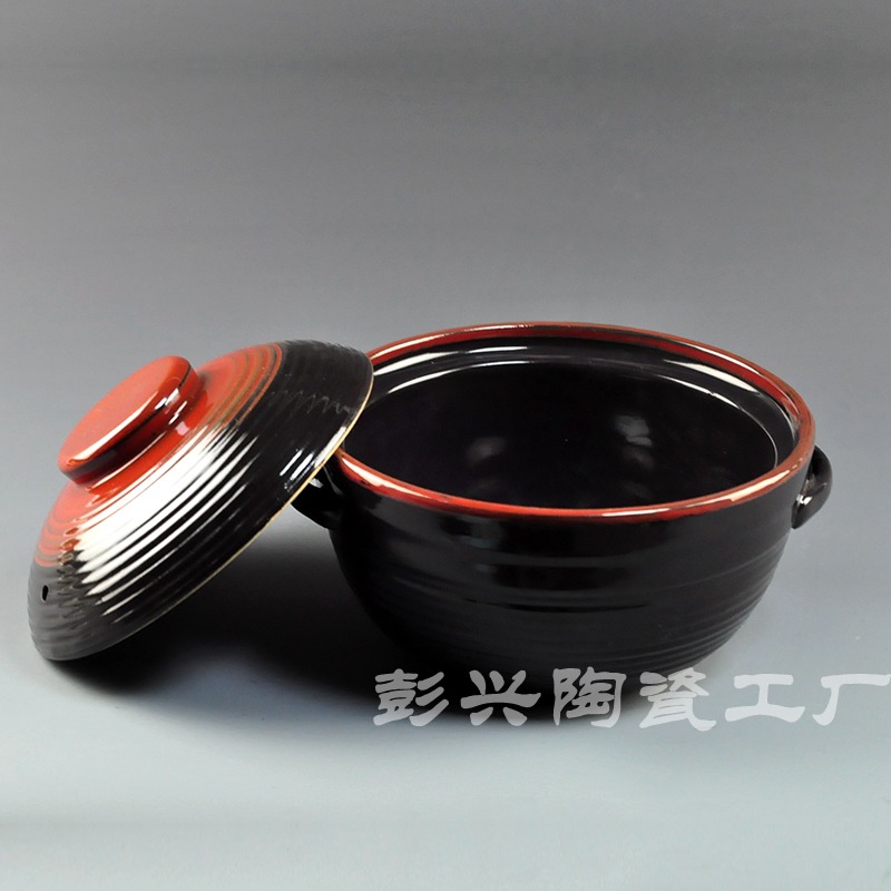陶瓷砂鍋土鍋燉鍋 大容量深鍋陶瓷湯煲熬粥煲湯沙鍋砂鍋廠家直銷-細節圖4