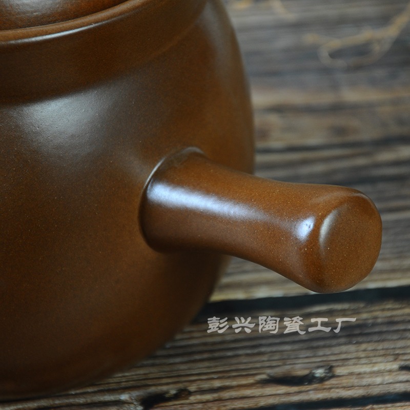 平定傳統無釉煎藥土砂鍋 中藥壺熬中藥罐子明火陶瓷養生煲耐高溫-細節圖4