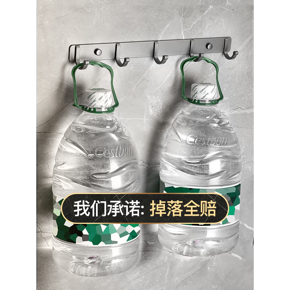 免打孔掛鉤強力粘膠壁掛衣鉤衛生間衣服墻上衣架子廁所浴室多功能-細節圖2