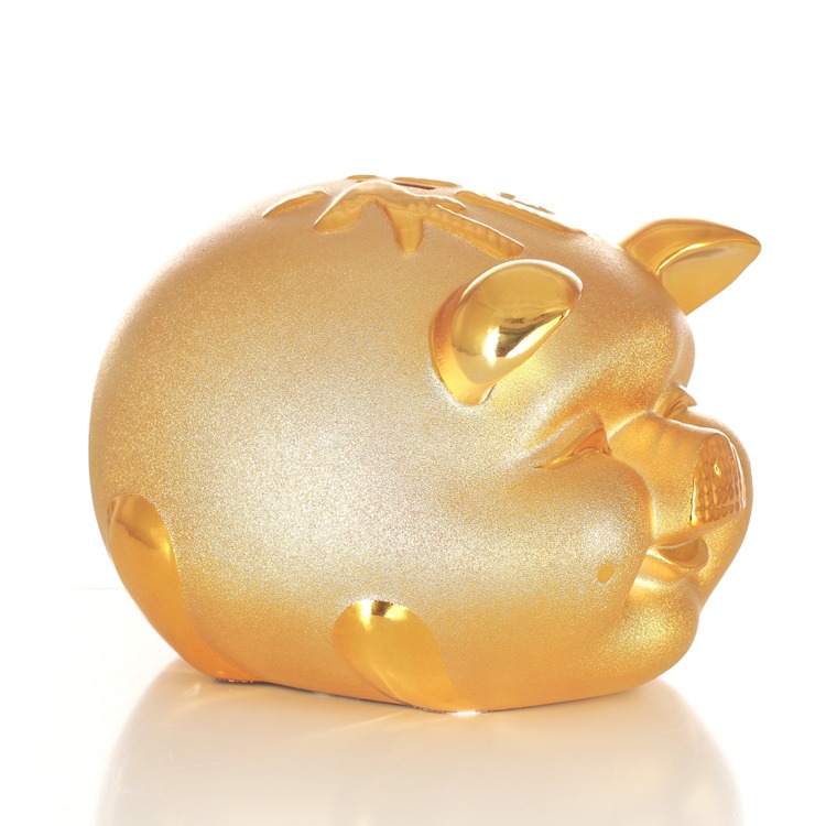 2019旺財金豬存錢罐大號福氣豬創意家居店鋪擺件儲蓄罐4寸-14寸-細節圖5