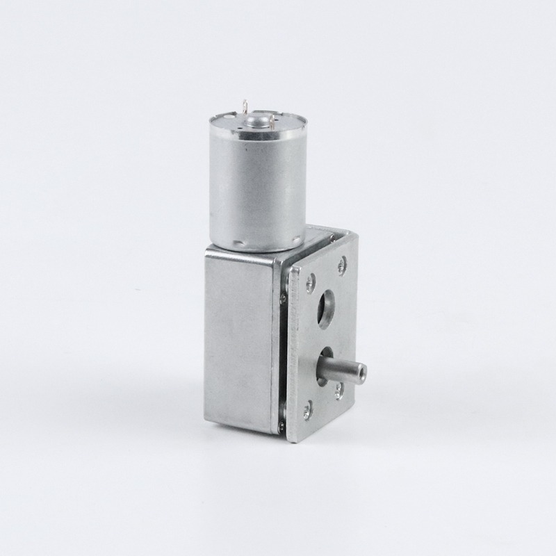 JGY370直流減速電機24v12v6v直角蝸輪蝸桿微型小型低速大扭力馬達-細節圖3