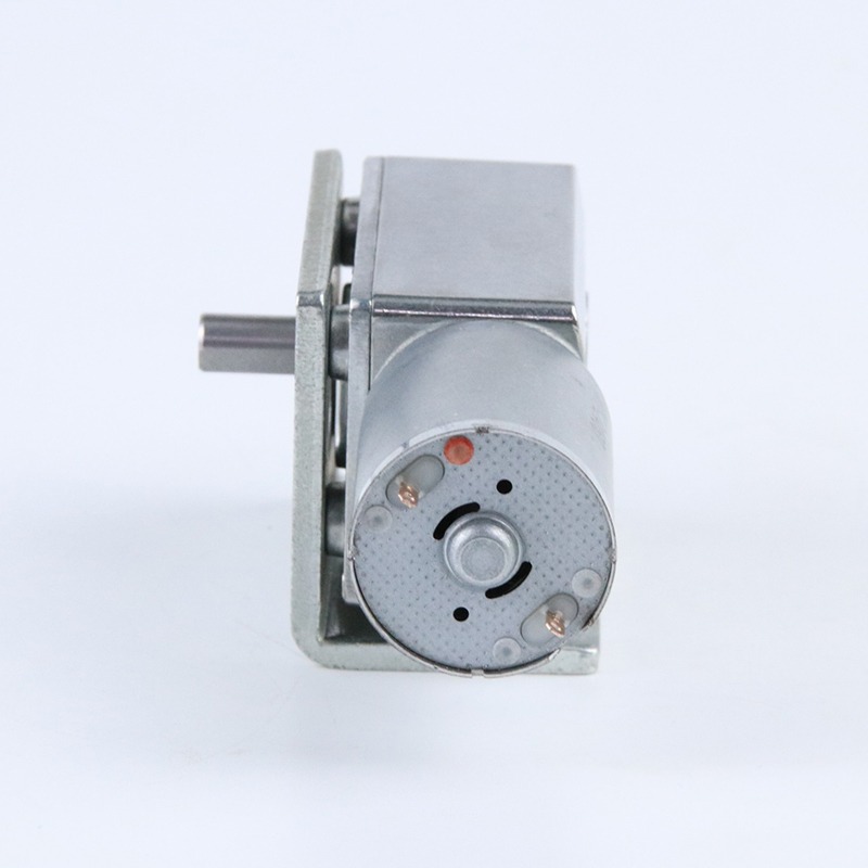 JGY370直流減速電機24v12v6v直角蝸輪蝸桿微型小型低速大扭力馬達-細節圖4