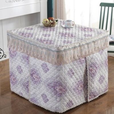 烤火卓罩電曖爐罩正方形烤火架罩烤火桌罩取暖器罩被套好用烤火罩-細節圖2