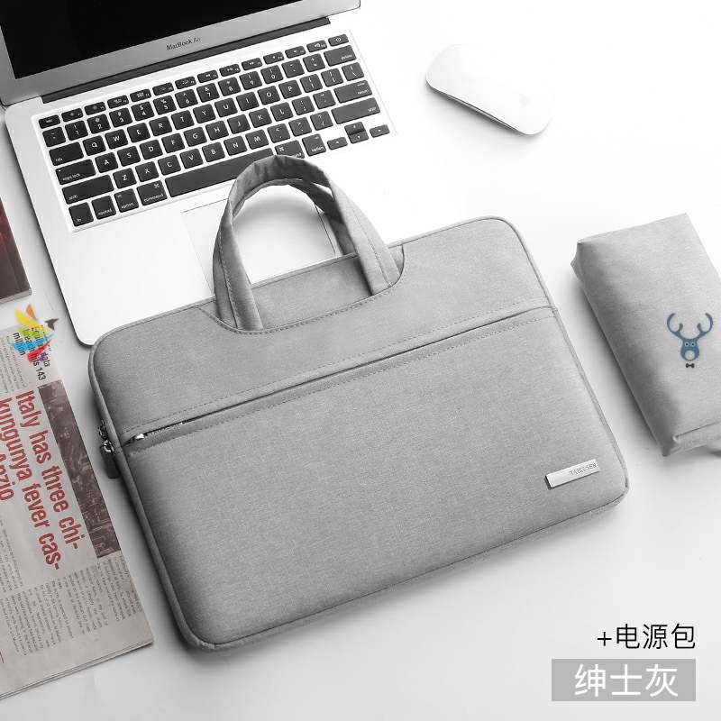 。電腦包14寸女手提適用小新pro13matebookmacbook16.1air13.3內-細節圖8