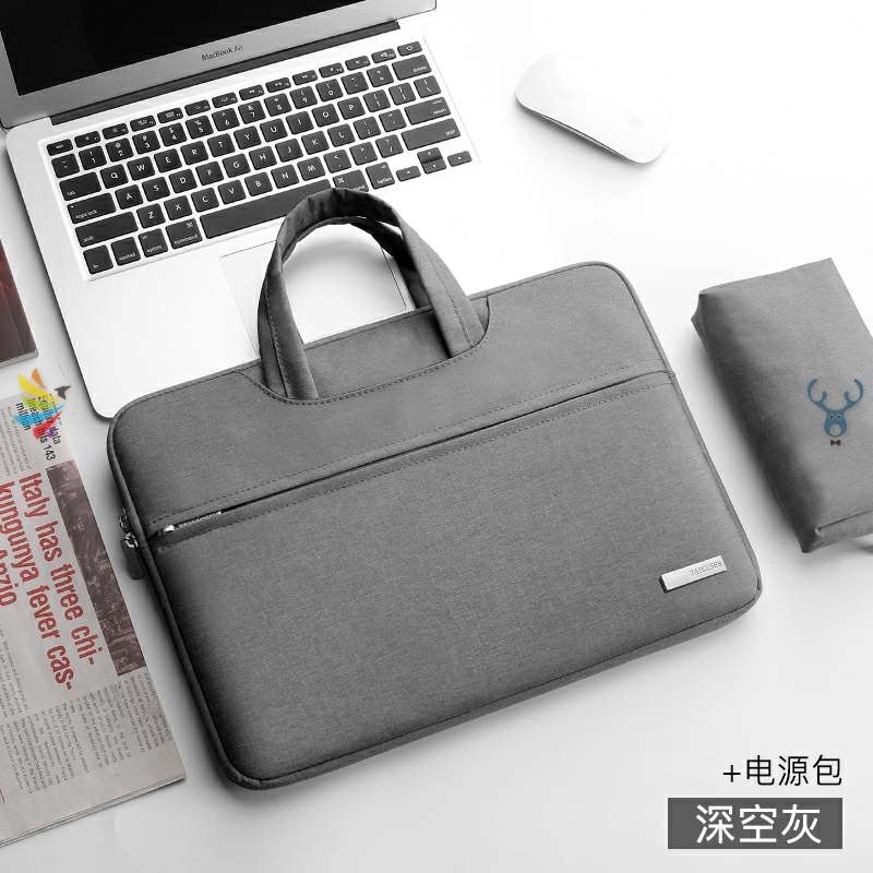 。電腦包14寸女手提適用小新pro13matebookmacbook16.1air13.3內-細節圖10