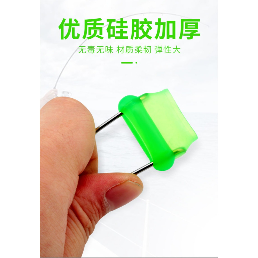 釣魚封口竿止硅膠魚竿堵頭防滑環桿止圈通用竿止套後堵垂釣用品-細節圖9