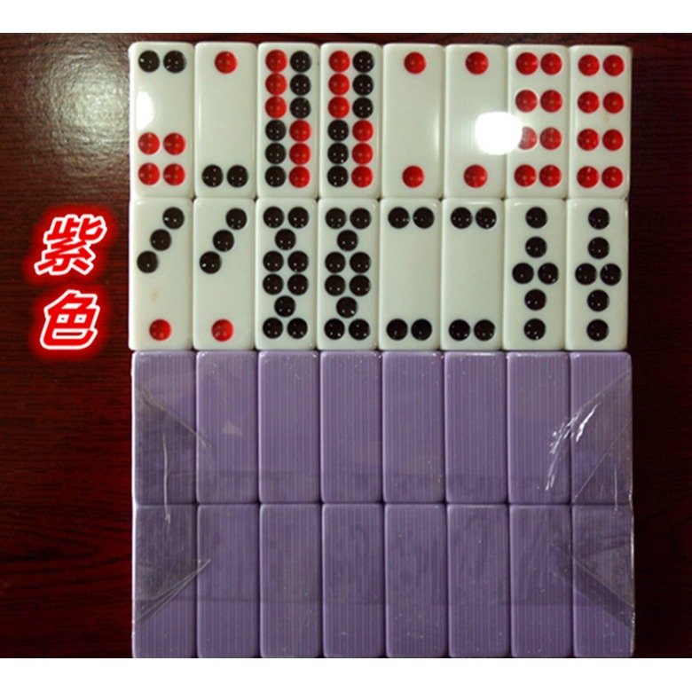 包郵八駿圖牌九骨牌天九大號密胺實心加厚竹絲牌九麻將牌九骨牌-細節圖6