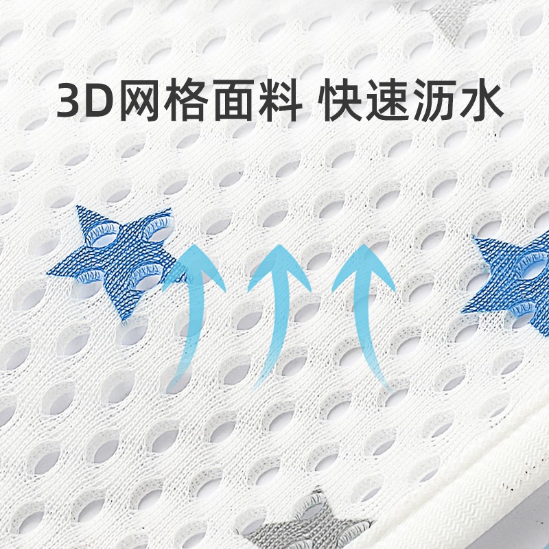 新生嬰兒洗澡躺託神器寶寶懸浮浴墊浴網可坐圓盆防滑通用浴盆網兜-細節圖3