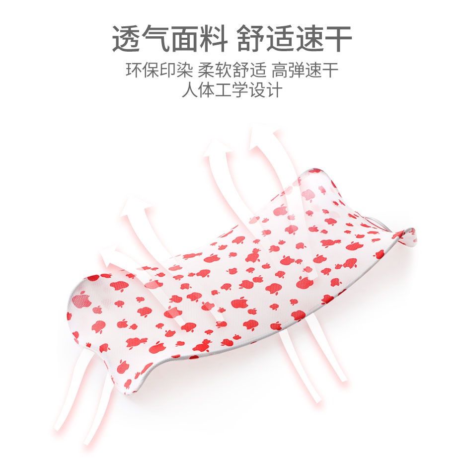 新生嬰兒兒洗澡墊躺託浴盆海綿浴網寶寶神器圓盆通用浴架可坐網兜-細節圖8