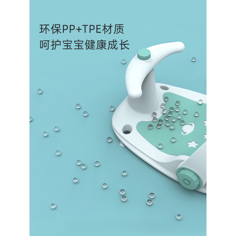 新生寶寶洗澡坐椅神器小孩可調節坐躺託凳子浴盆支架防滑浴墊通用-細節圖3
