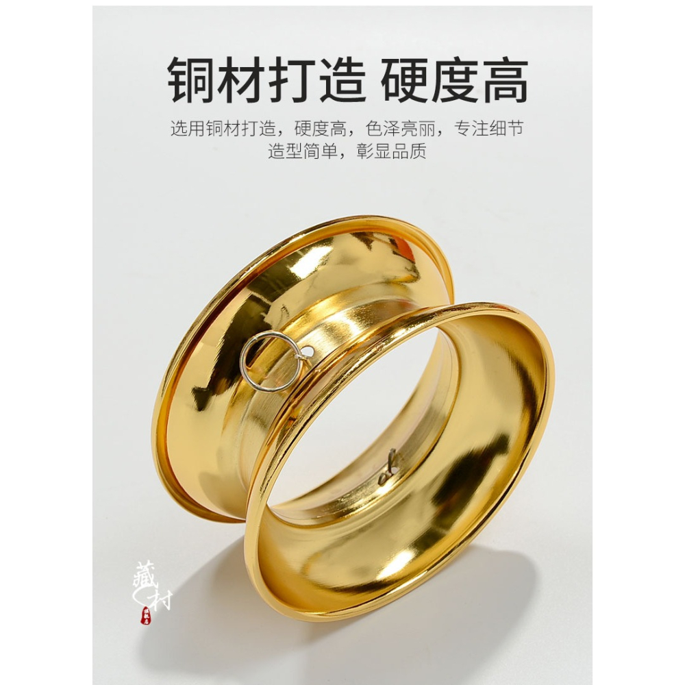 藏村佛缽釋迦牟尼缽音碗純銅室內供具缽音缽靜音瑜伽冥想頌缽擺件-細節圖9