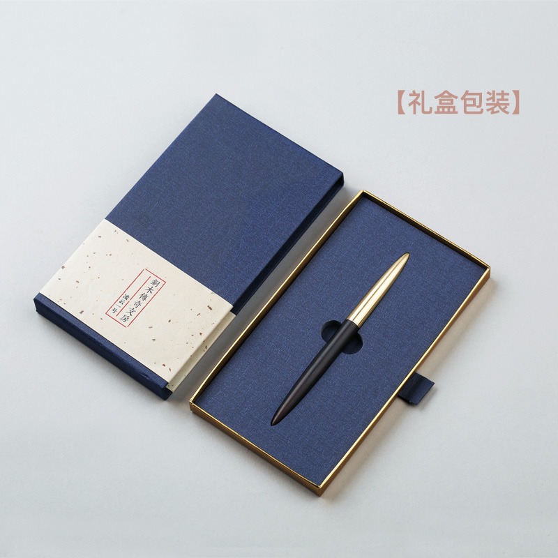 實木質簽字筆 原木製筆桿高檔簽名筆商務禮物 金屬中性筆定製刻字-細節圖5